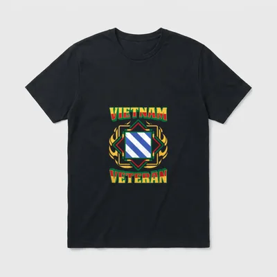 Third ID Vietnam Veteran T-Shirt – Classic T-Shirt in Black