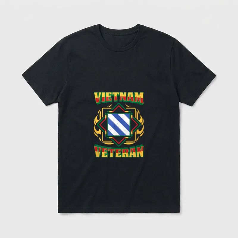 Third ID Vietnam Veteran T-Shirt – Classic T-Shirt in Black