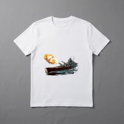 Navy Warship History T-Shirt – Classic T-Shirt in Black