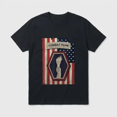Infantry US Military Combat Infantryman WWII T-Shirt – Classic T-Shirt in Black