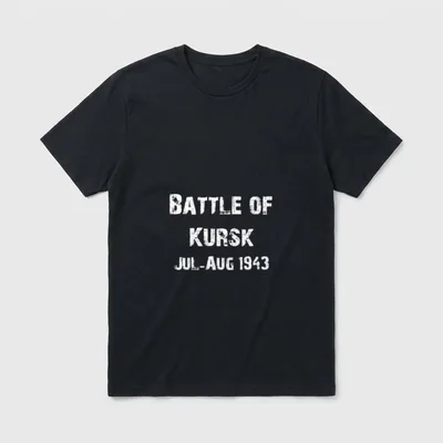 Battle of Kursk WW2 WWII Army T-Shirt – Classic T-Shirt in Black
