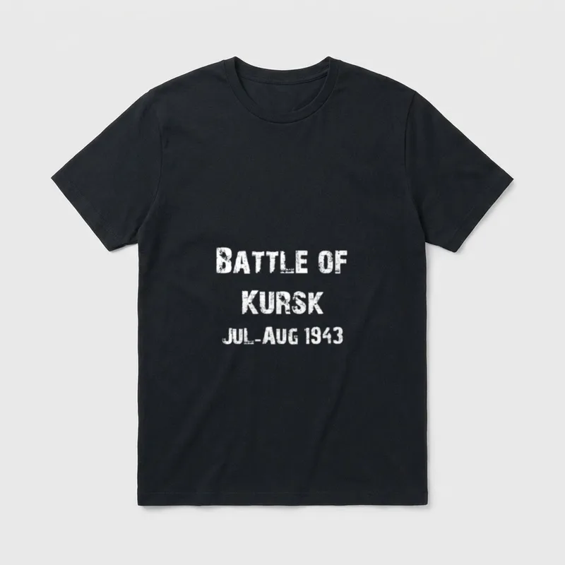 Battle of Kursk WW2 WWII Army T-Shirt – Classic T-Shirt in Black